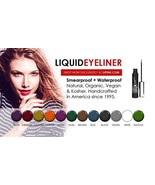 LIP INK Liquid Eye Liner Smearproof Waterproof Natural Organic Vegan Kosher - £19.69 GBP