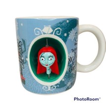 Nightmare Before Christmas Santa Jack &amp; Sally Coffee Mug With 3D Spinning Head - £22.29 GBP