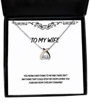 Funny Wife, You Mean Everything to me and There Isn&#39;t Anything That Could Stop m - £39.11 GBP