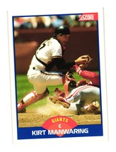 1989 Score #619 Kirt Manwaring San Francisco Giants - £2.25 GBP