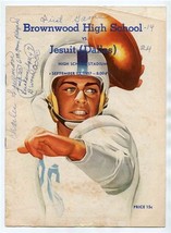 Brownwood High School v Jesuit ( Dallas) 1957 Football Program Texas - £21.80 GBP