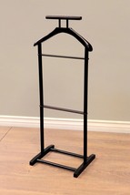 Frenchi Home Furnishing 15&quot; Wide Wood Freestanding Valet Stand - £60.62 GBP