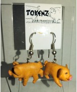 Tokenz San Francisco Pig Piggy Hook Earrings - $7.60