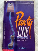 Party Line Teen Mystery Thriller Horror Paperback Book Novel Vintage A. Bates - £3.99 GBP