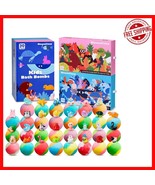 Bath Time Adventure Gift Set: 30 Colorful Bath Bombs with Educational Su... - $642.26 MXN