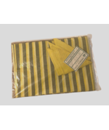 Chiengmai Cotton Yellow Black Stripes Napkins Handwoven Luncheon Placema... - £17.04 GBP