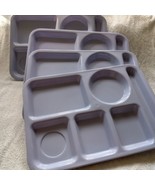 Four SiLite plastic trays, Chicaco, Il, light blue, approx 14&quot;  by 10&quot; - £23.68 GBP