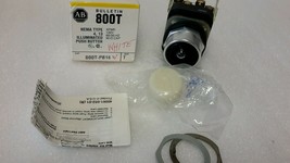 ALLEN BRADEY 800T-PB16 WHITE ILLUMINATED PUSH BUTTON TYPE 4,13 120V NEW $49 - £27.12 GBP