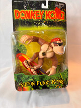 1999 Nintendo Figure Donkey Kong SURFIN&#39; FUNKY KONG Factory Sealed Blist... - £47.45 GBP
