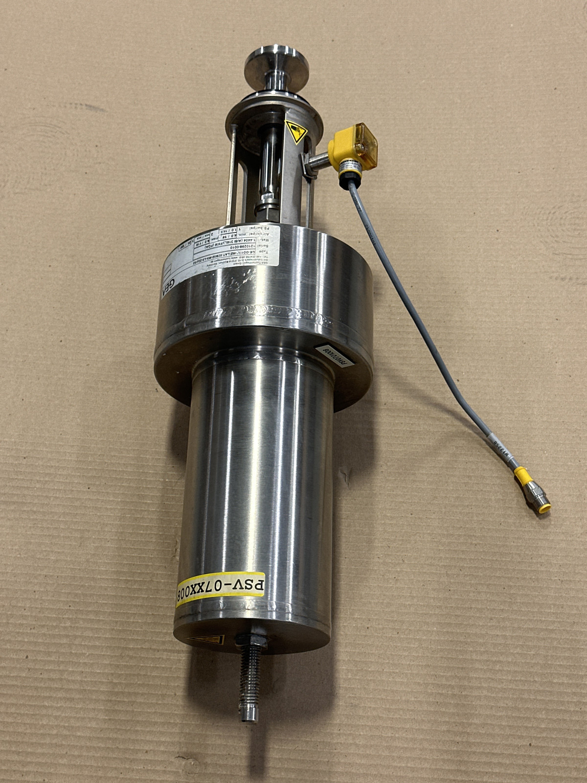 GEA QE-OD1 1/2”-MZ-LAT.02B0Z-M3 Pressure Relief Valve Assembly OD 1.5&quot;  - $453.00