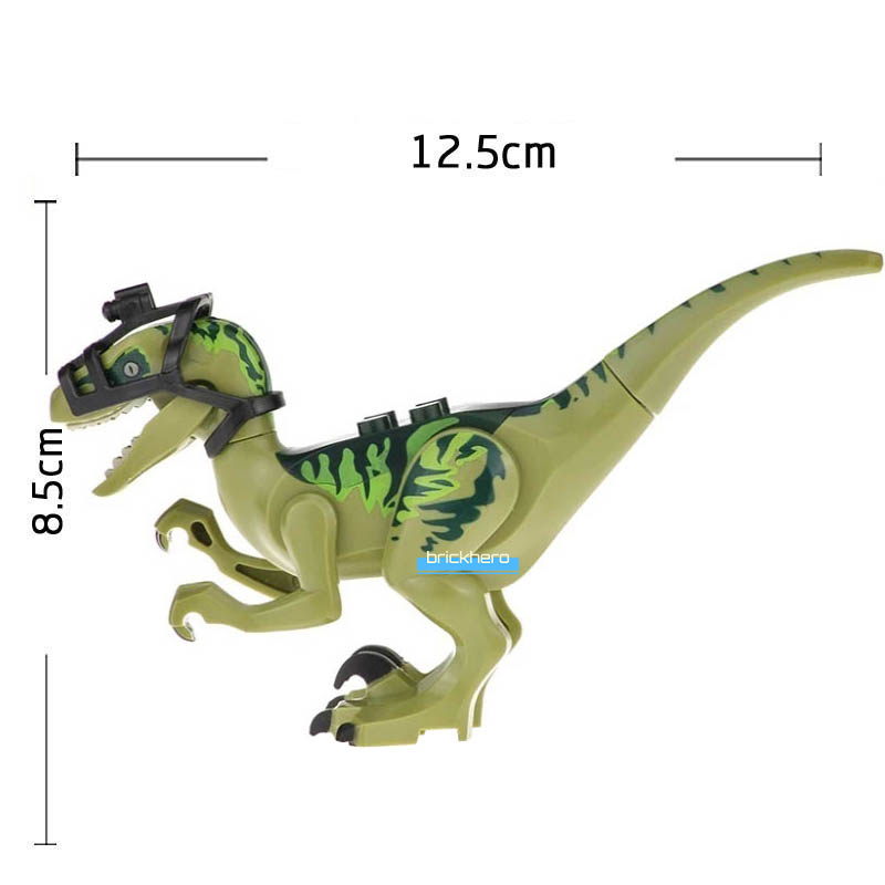 Velociraptor Jurassic World Dinofigs Lego Compatible Minifigure Brick Toys Gift