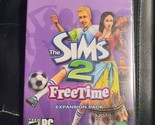 The Sims 2 Freetime PC /2008 Expansion Pack Complete W/ 2 DISC+ Case+ Ma... - $7.91