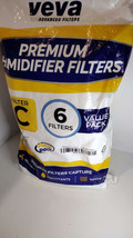(6) VEVA Filter C Premium Humidifier Filters Replacement for HW Filter C - £7.52 GBP