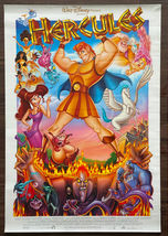 Disney Hercules 1997 Mini Movie Poster 19x27 Vintage - $4.99