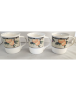 Mikasa Intaglio Graden Harvest 3 Mugs Stoneware - £21.50 GBP