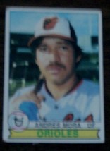 Andres Mora, Orioles,  1979 #287 Topps  Baseball Card GOOD CONDITION - £2.32 GBP