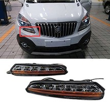 AupTech 2x Car LED Daytime Running Lights White DRL/ Yellow Turn Signal for B... - $148.00