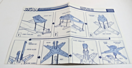 G.I. Joe Skystorm Cross Wing Chopper 1988 Instructions /Blueprint No Toy - £7.56 GBP
