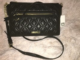 Anne Klein Quilted Legacy Crossbody black new - $73.59