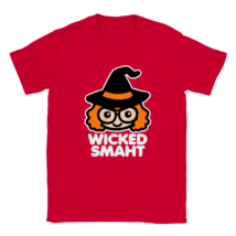 Halloween kawaii wicked smaht cartoon t shirt tee shirt gift giving idea geek - £21.87 GBP
