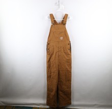 Vtg Carhartt Womens 16 Faded Spell Out Insulated Double Knee Overalls Du... - £77.36 GBP
