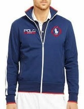 Polo Sport Cotton-Blend Piqué Track Jacket Olympics French Navy XL, XXL NWT - £76.29 GBP