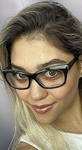 New ALAIN MIKLI A 09030 A0B1 53mm Gray Cats Eye Men&#39;s Women&#39;s Eyeglasses Frame - £150.12 GBP