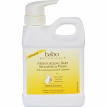 Babo Botanicals Baby Shampoo And Wash Moisturizing Oatmilk 16 Oz - £18.81 GBP