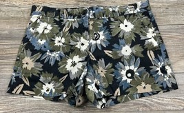 Gap Shorts &quot;Summer Short&quot; Women&#39;s 2 Multicolor Floral Cotton Stretch Casual - £10.86 GBP