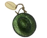 Tii Collections Green  Glitter Cowboy Hat Christmas Ornament nwt - $10.00