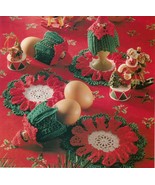 Christmas Star Ornament Egg Warmer Tree Wall Hanging Mat Coaster Crochet... - £7.06 GBP