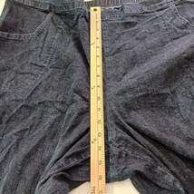 Just My Size Pull On Women's Elastic Waist Denim Blue Jeans 5X Tall (50×30.5) image 11