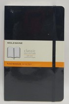 Moleskine Classic Ruled Large Notebook, Soft Cover, Black, 5 x 8.25 in. - $24.74