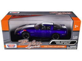 1996 Chevrolet Corvette Grand Sport Blue Metallic with White Stripes &quot;Ti... - $42.26