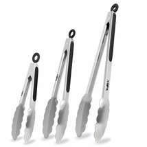 Food Grade Stainless Steel Kitchen Tongs For Cooking,Bbq - 7 ,9 And 12 I... - $23.99