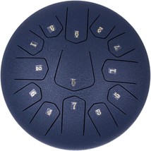 Steel Tongue Drum - 13 Notes12 Inches - Percussion Instrument, Finger Picks - £51.03 GBP