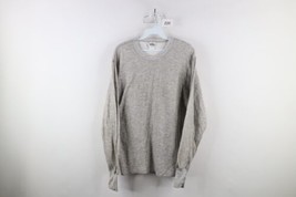 Vintage 90s Streetwear Mens Large Wool Blend Dual Layer Thermal Knit T-S... - $39.55