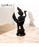 Bronze statue of a Kinnara - Thai mythological creature - dating back to... - $2,161.44 MXN