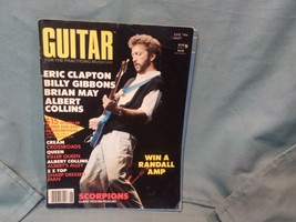 Guitar For The Practicing Musician June 1986 Eric Clapton, ZZ Top, Queen -POSTER - £12.36 GBP