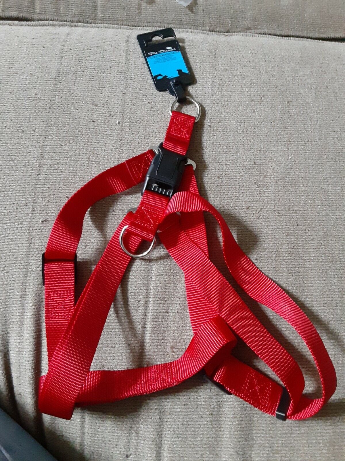 New with tag red 1 inch Nylon Dog Walking Harness for Large Dogs - $4.95