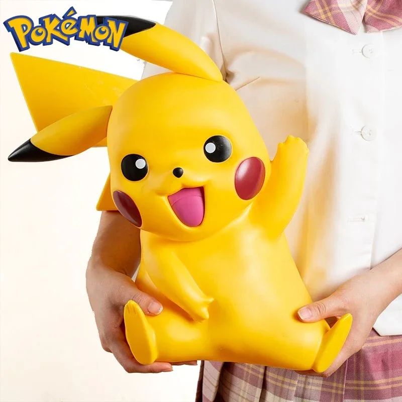 Pokemon 1:1 Pikachu Action Figure Large Size Anime Pocket Monster Cartoon - £60.60 GBP