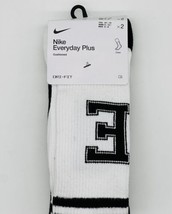 NEW Nike Everyday Plus Cushioned Crew Training Socks DQ7698-902 Size Medium M - £15.50 GBP