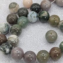 Bloodstone Gemstone Round Beads – 8mm - $9.95