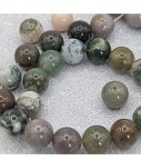 Bloodstone Gemstone Round Beads – 8mm - $9.95