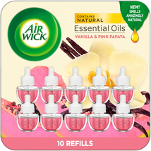 Plug in Scented Oil Refill, 10Ct, Vanilla and Pink Papaya, Air Freshener... - £23.49 GBP