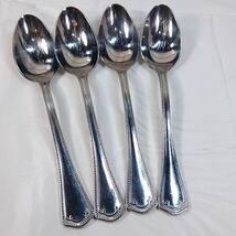 Waterford Somerset SET 4 Place Oval Soup Spoon PLS 5P-5 Stainless Vintage - $36.00