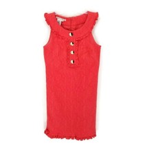 Maggy London Coral 1960s Style Sleeveless Zip Up Above Knee Dress Womens Sz 4 - £14.93 GBP