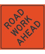 15” x 15” Metal Sign “ROAD WORK AHEAD” - €16,49 EUR+