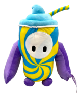 Giant Fall Guy Plush Toy  16 inch tall Blue Freeze Slushy Skin Fall Guys... - $26.45