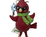 Midwest CBK Whimsical Red Cardinal Bird Christmas Ornament 4.75 in Hanging - £6.30 GBP